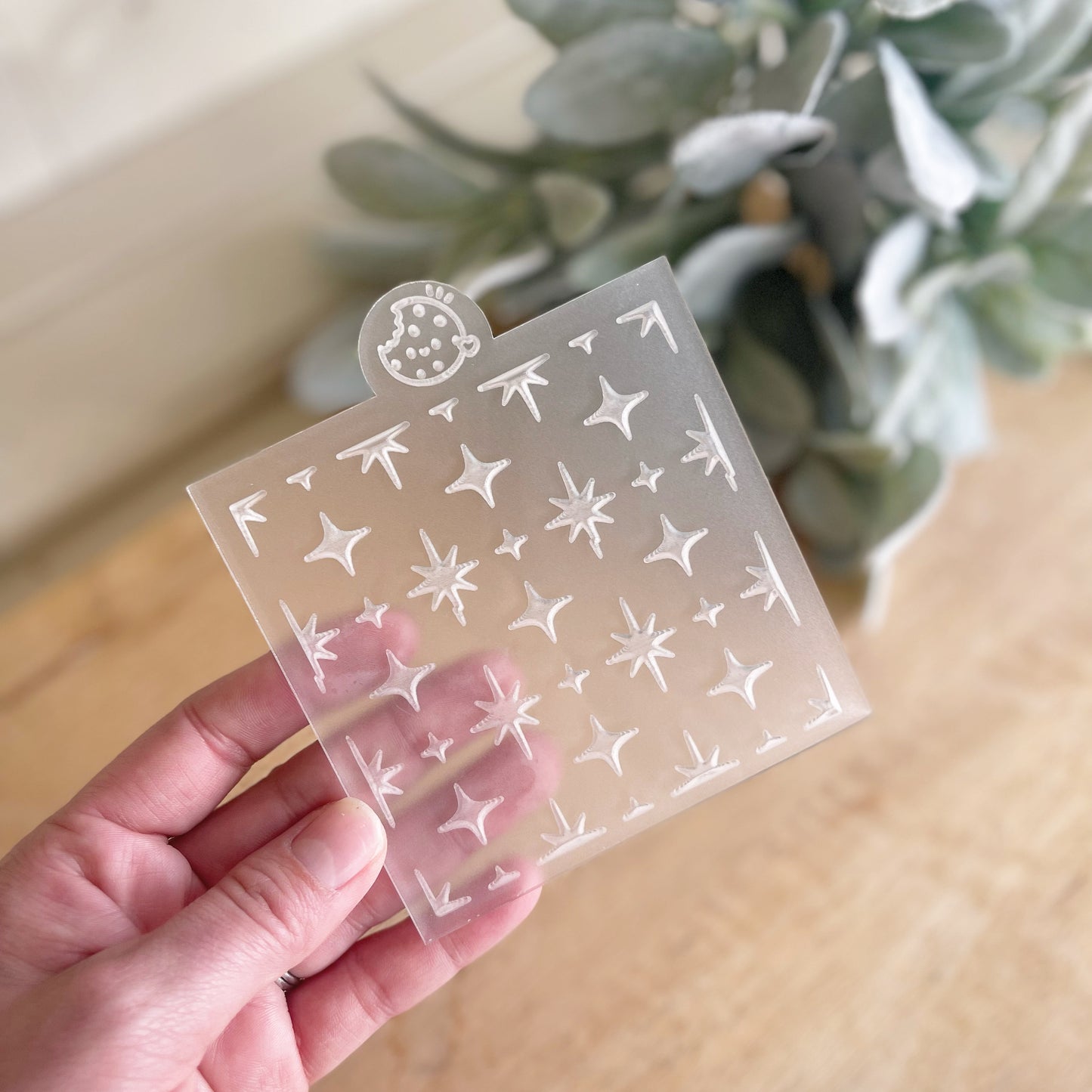Stars pattern acrylic embosser