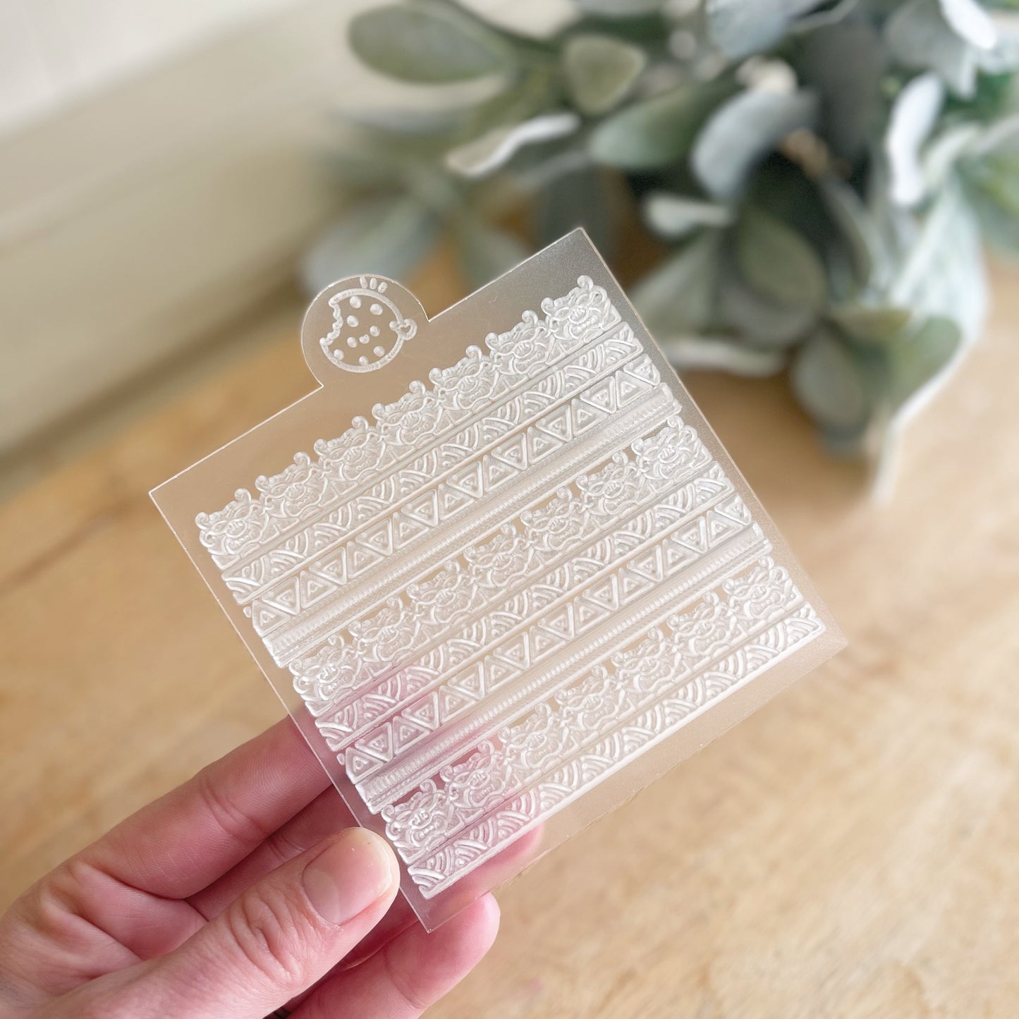 Moana inspired pattern acrylic embosser
