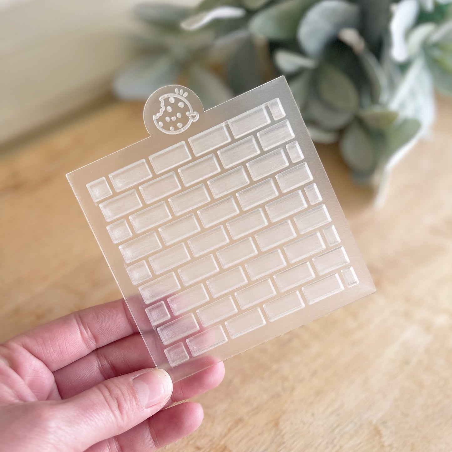 Brick pattern acrylic embosser