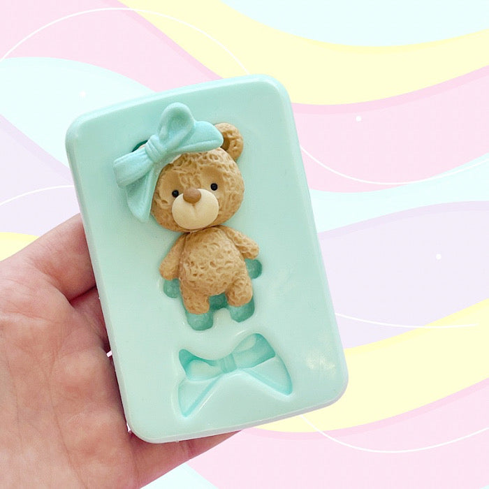 Teddy bear silicone mold