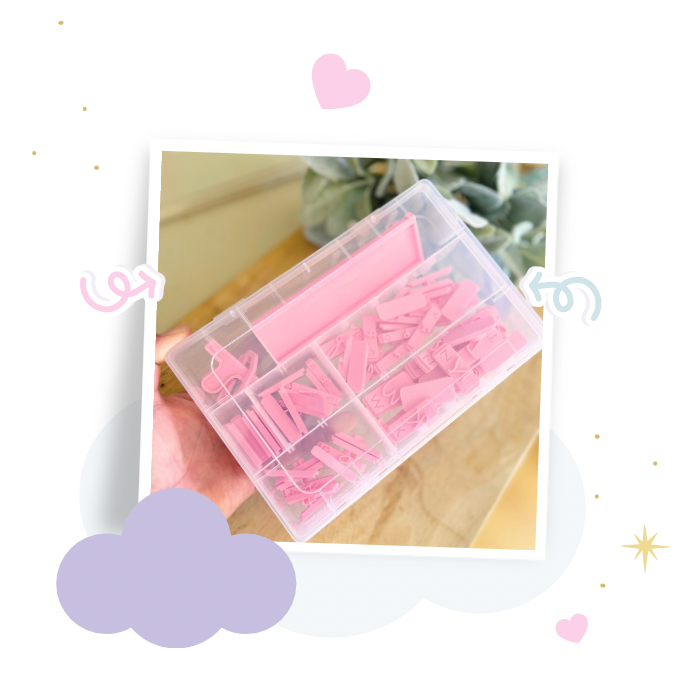 Font stamp set S1