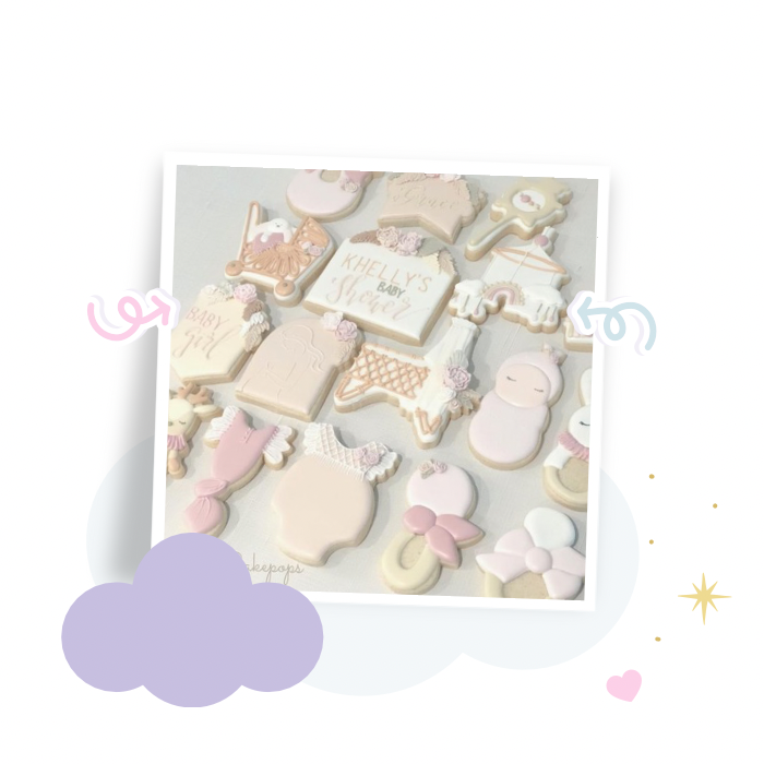 Baby rattle cookie cutter