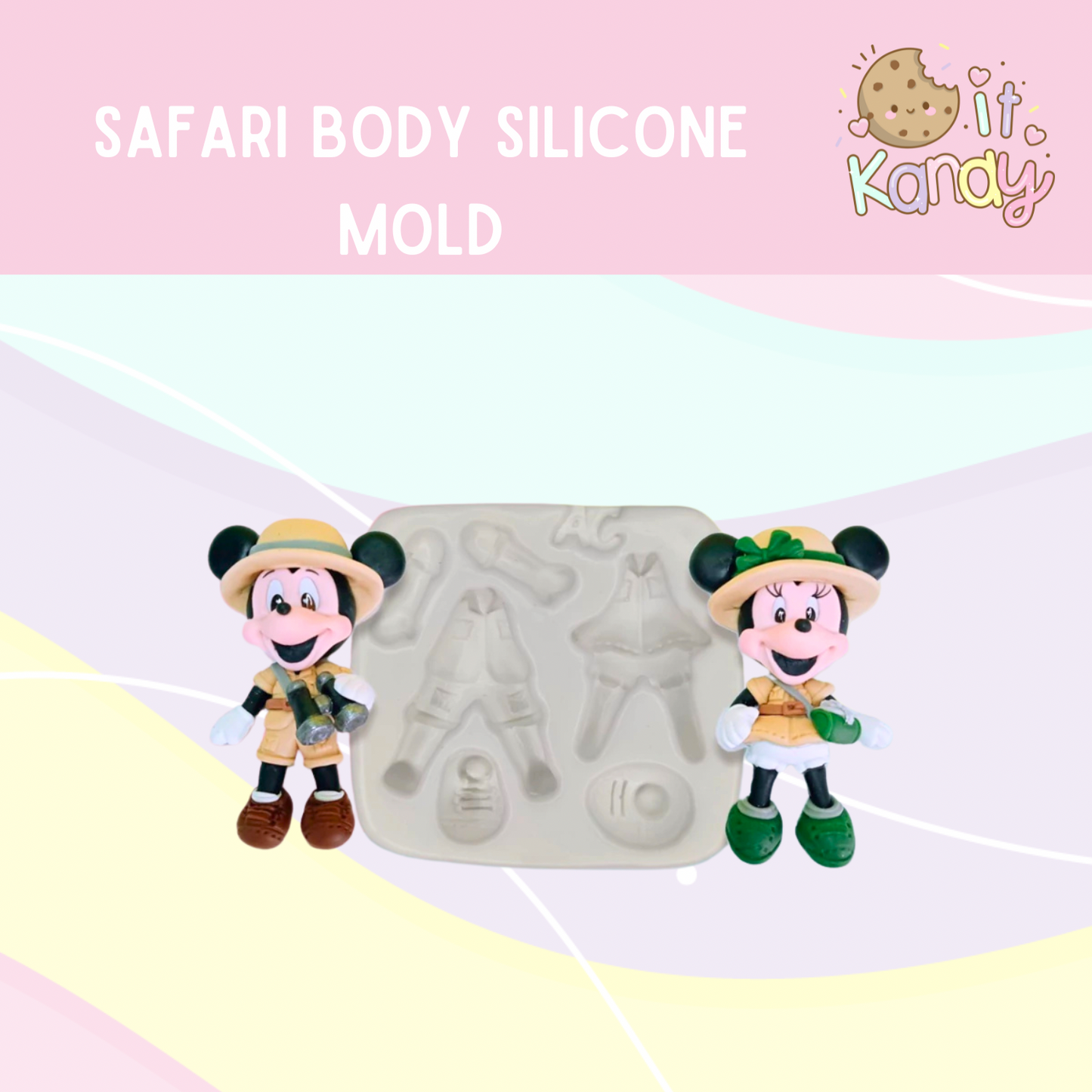 Safari body silicone mold
