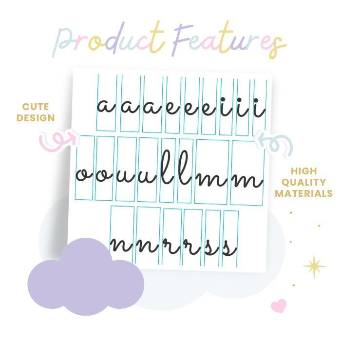 Font stamp set S3