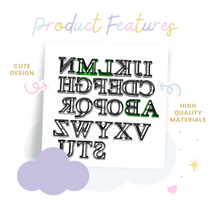 Alphabet cookie cutters S1