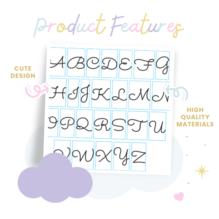 Font stamp set S3
