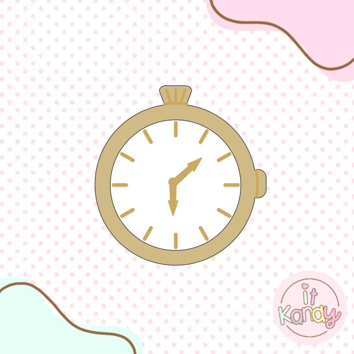 Alice clock multi pc cookie cutter