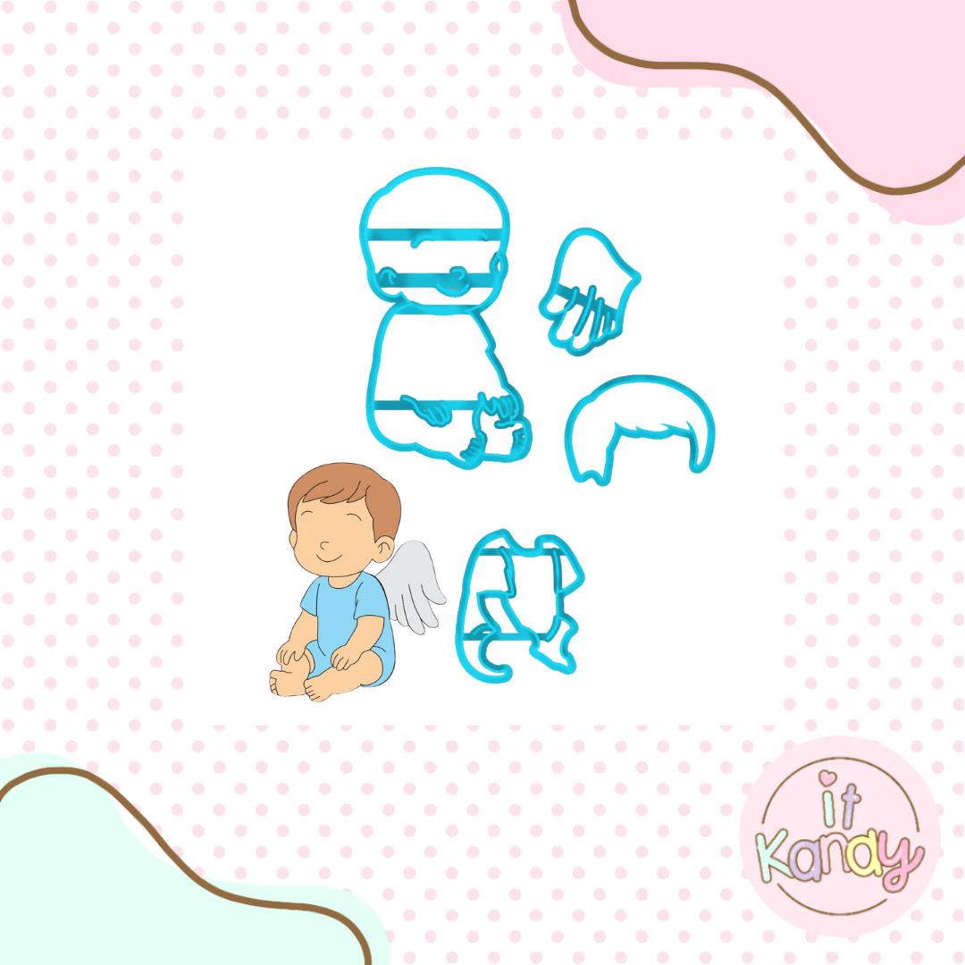 Angel boy multi pc cookie cutter