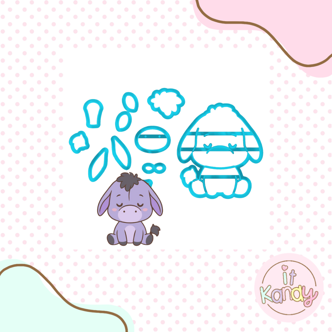 Baby Eeyore multi pc cookie cutter