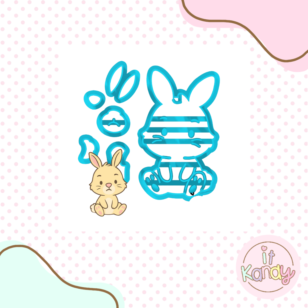 Baby Rabbit multi pc cookie cutter