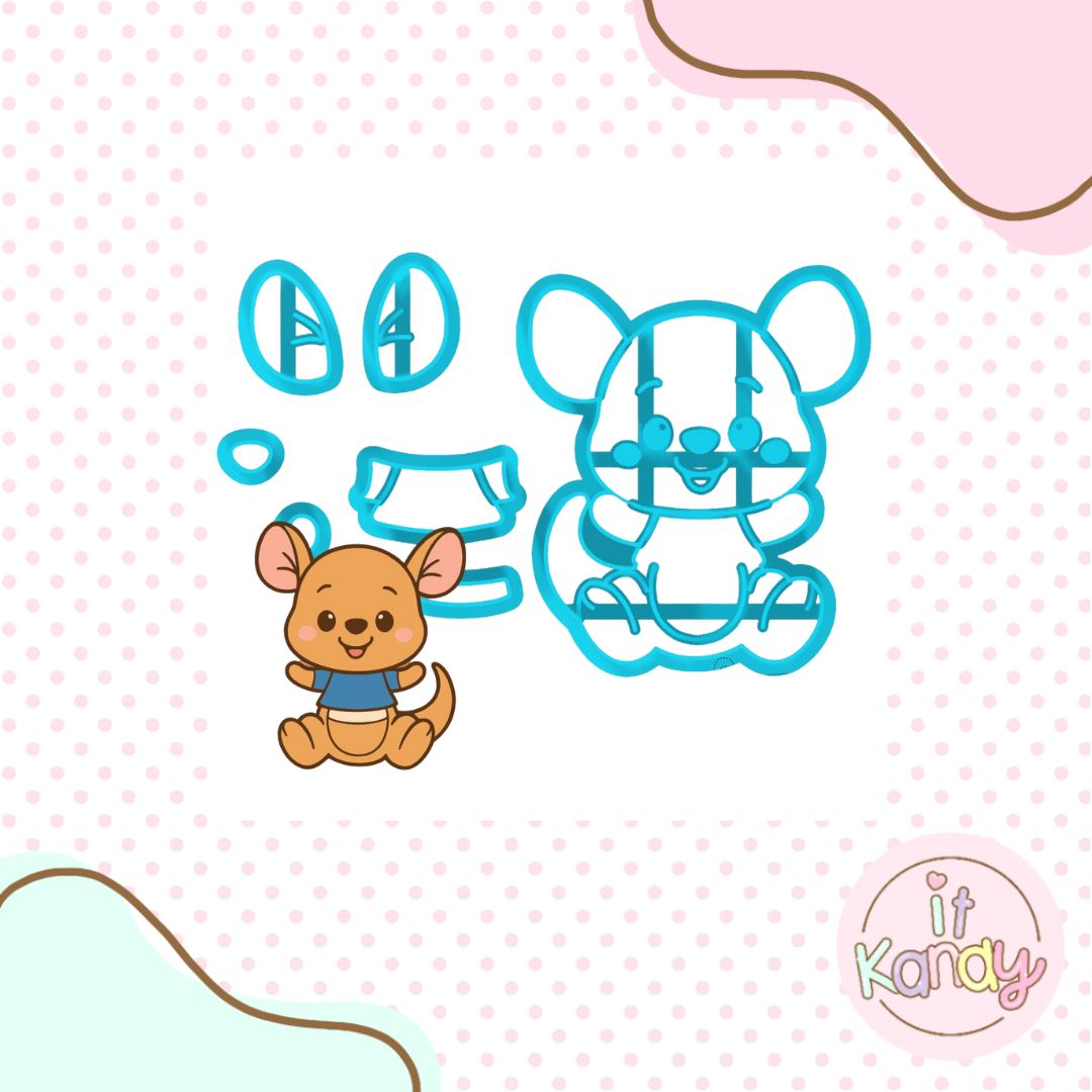 Baby Roo multi pc cookie cutter