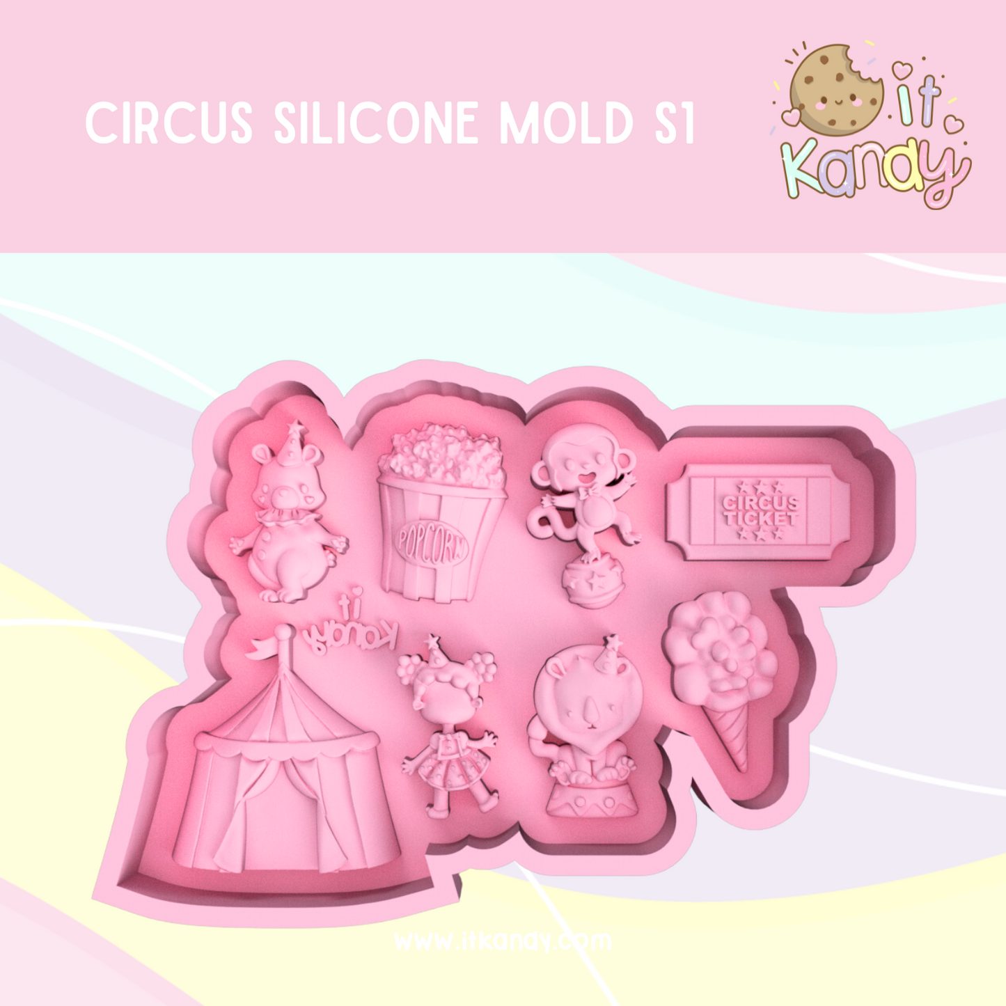 Large Circus Silicone Mold S1