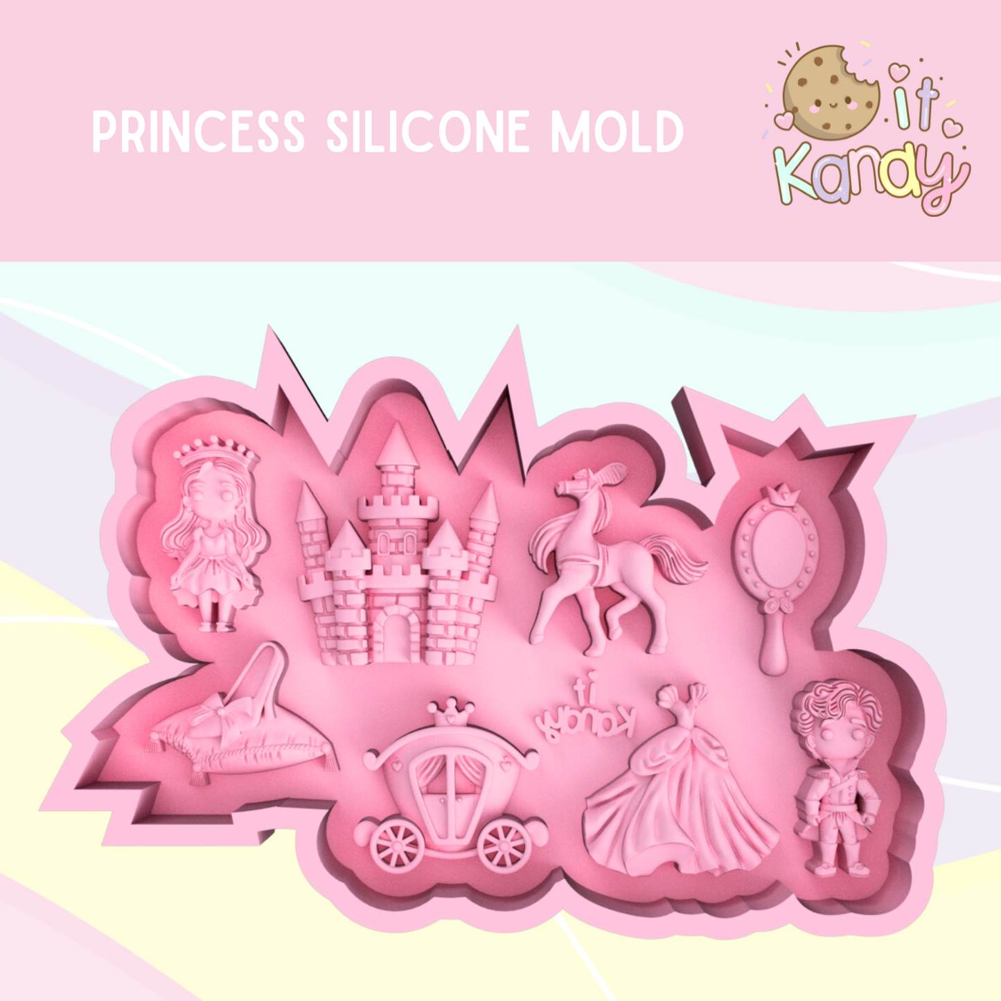 Large Princess Silicone Mold