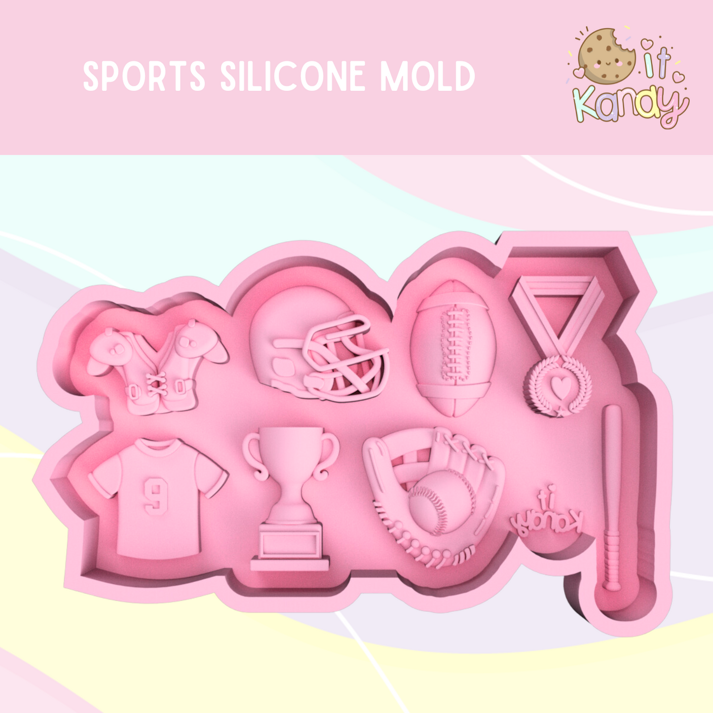 Small Sports Silicone Mold