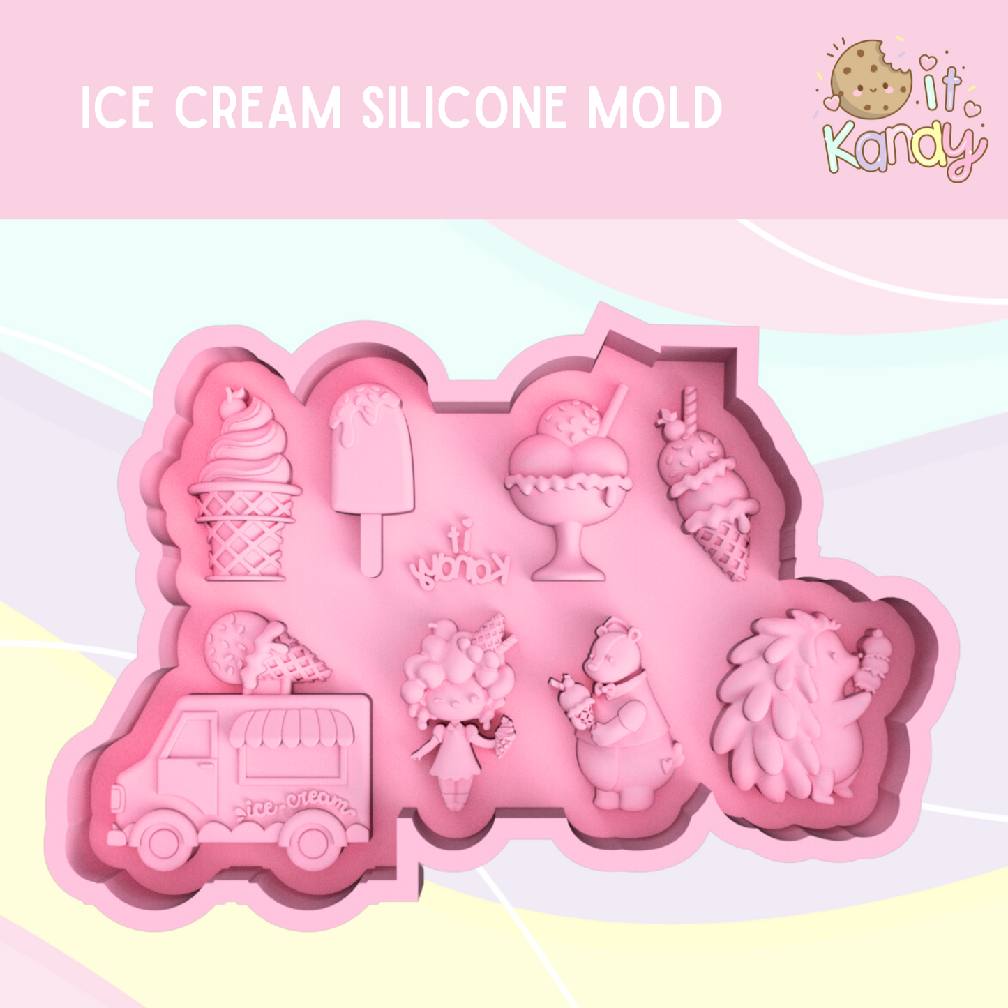 Small Ice Cream Silicone Mold