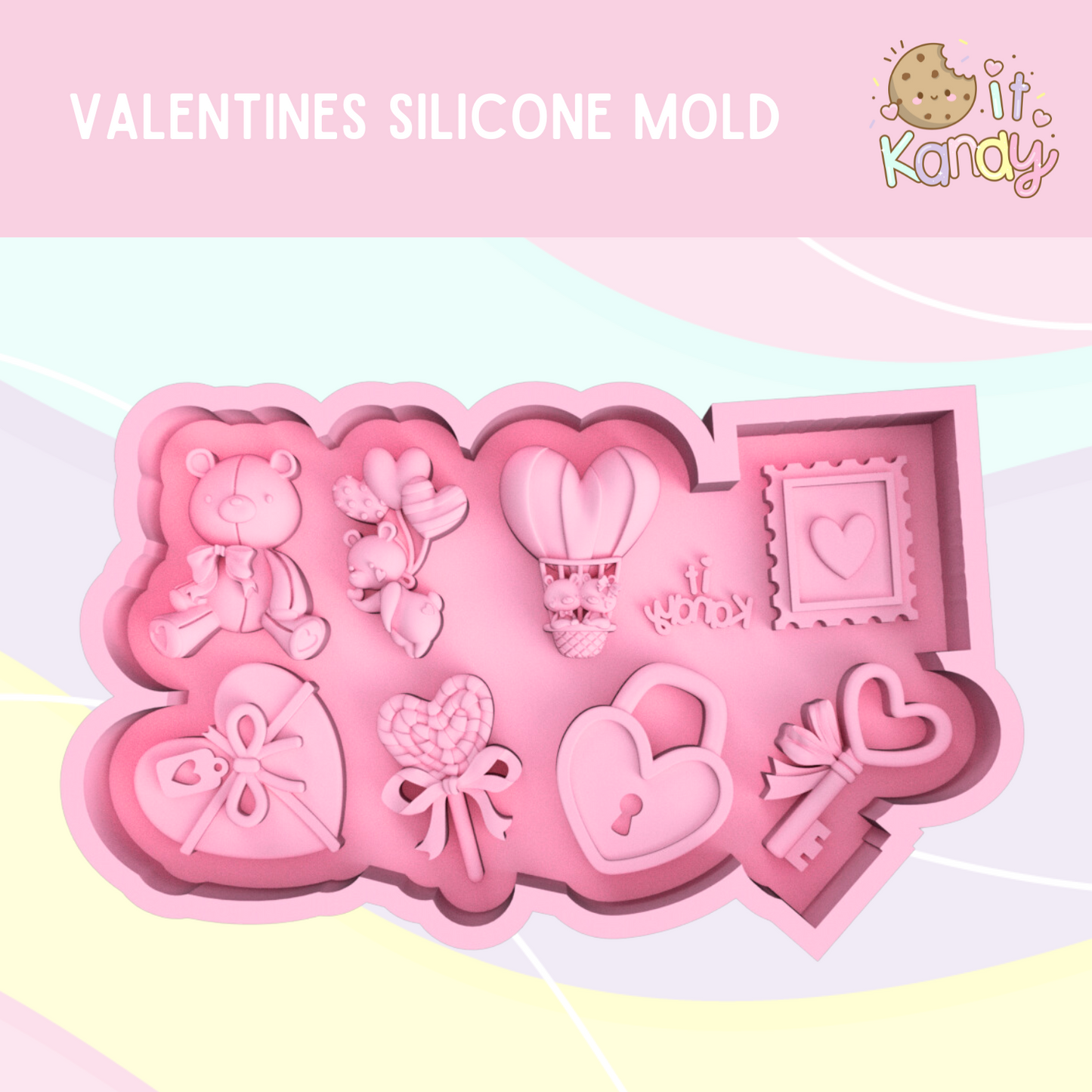 Small Valentines Silicone Mold