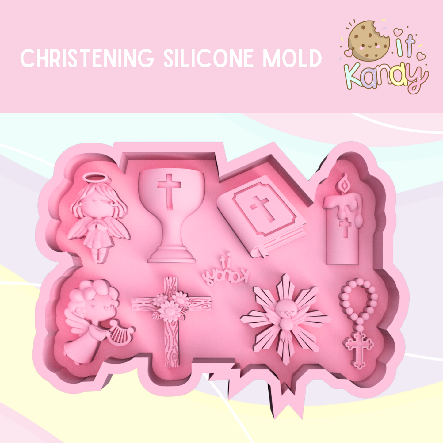 Small Christening Silicone Mold