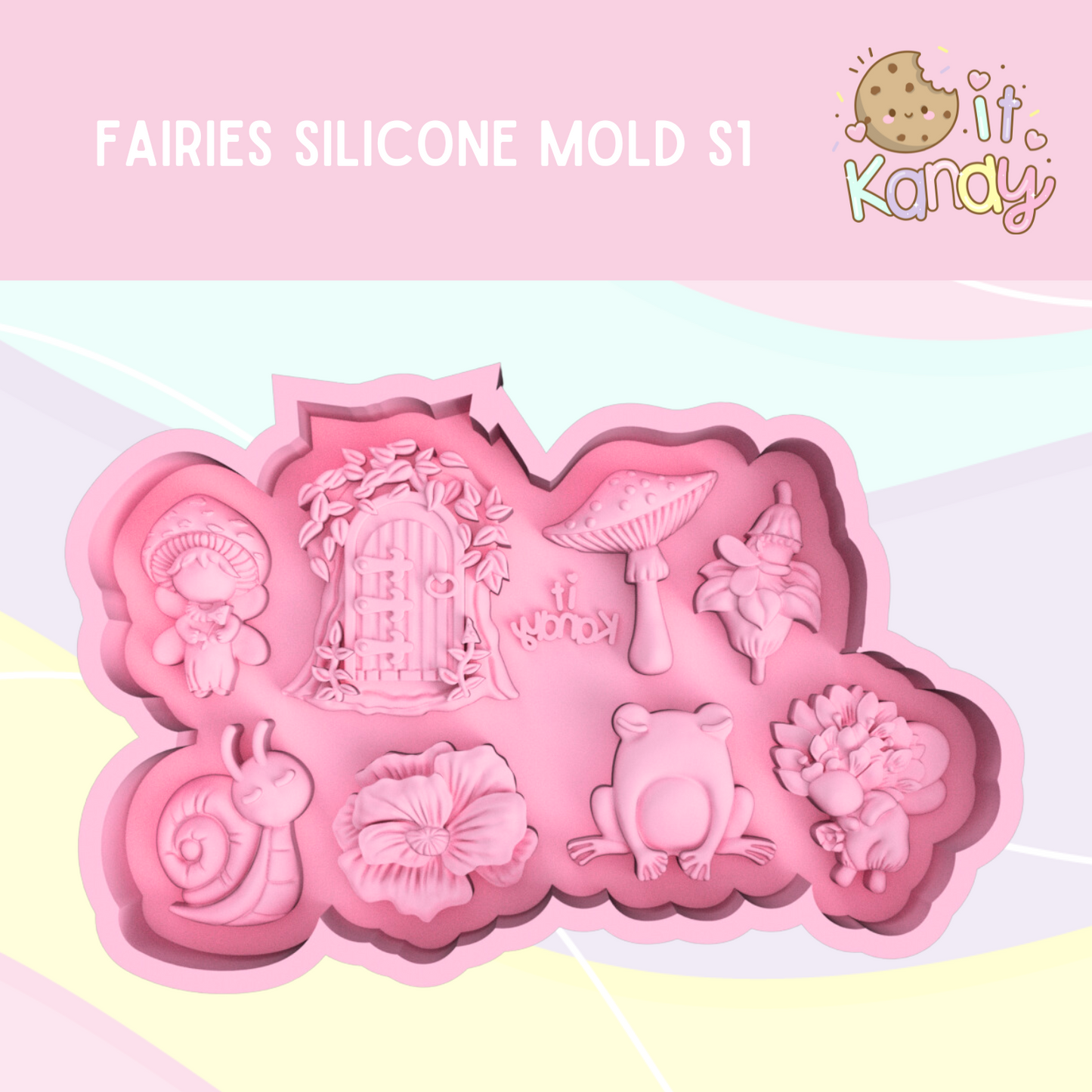 Large Fairies Silicone Mold S1