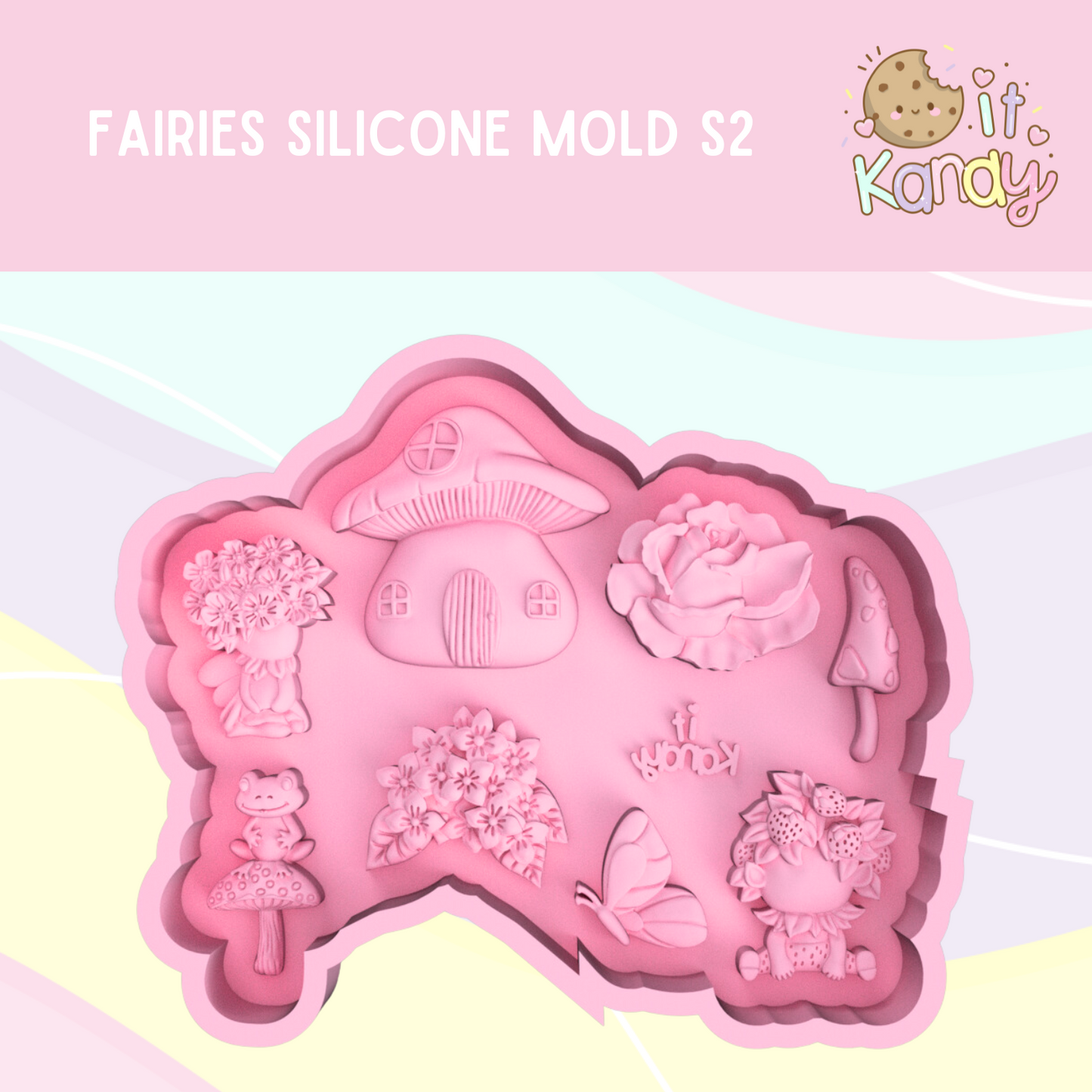 Large Fairies Silicone Mold S2