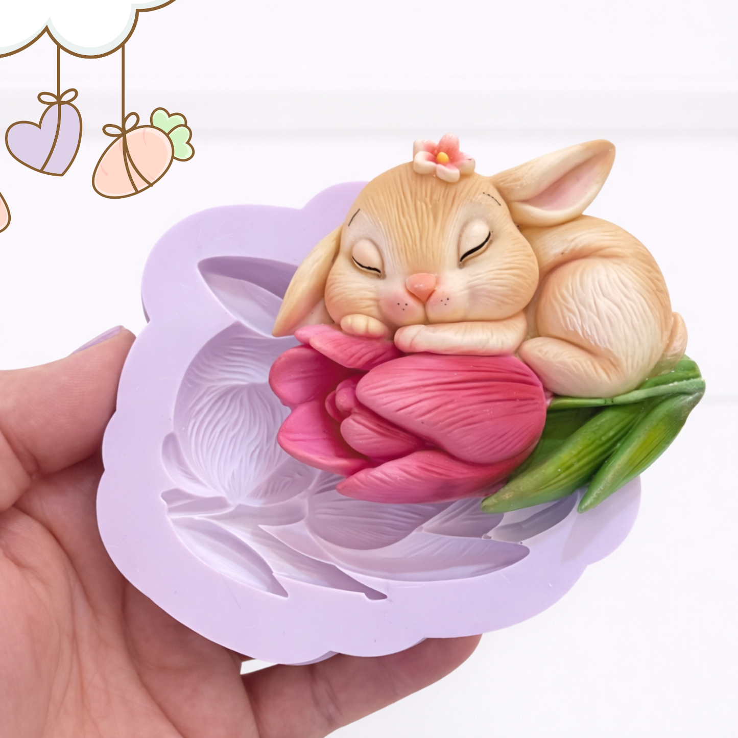 Blossom Bunny silicone mold