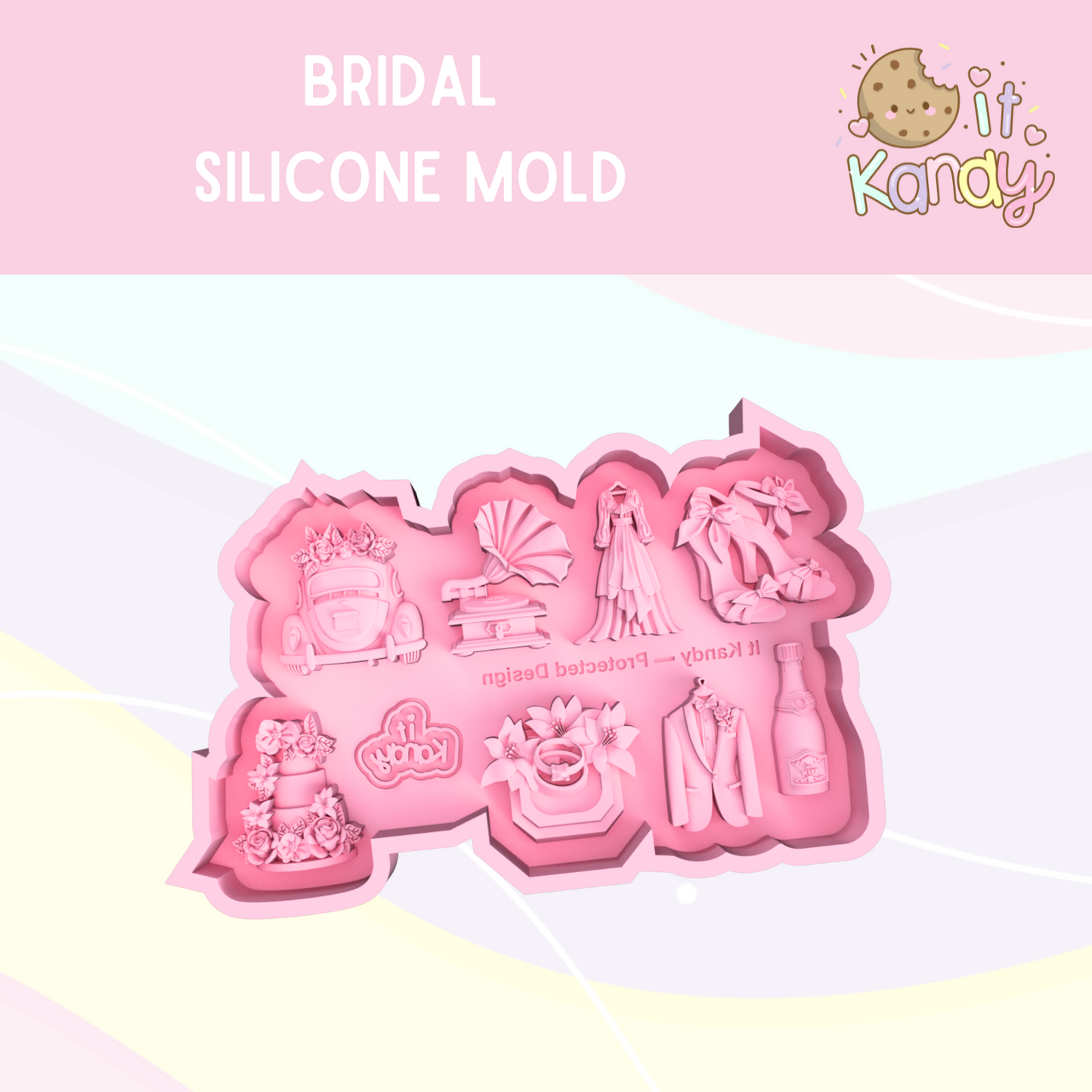Large bridal Silicone Mold