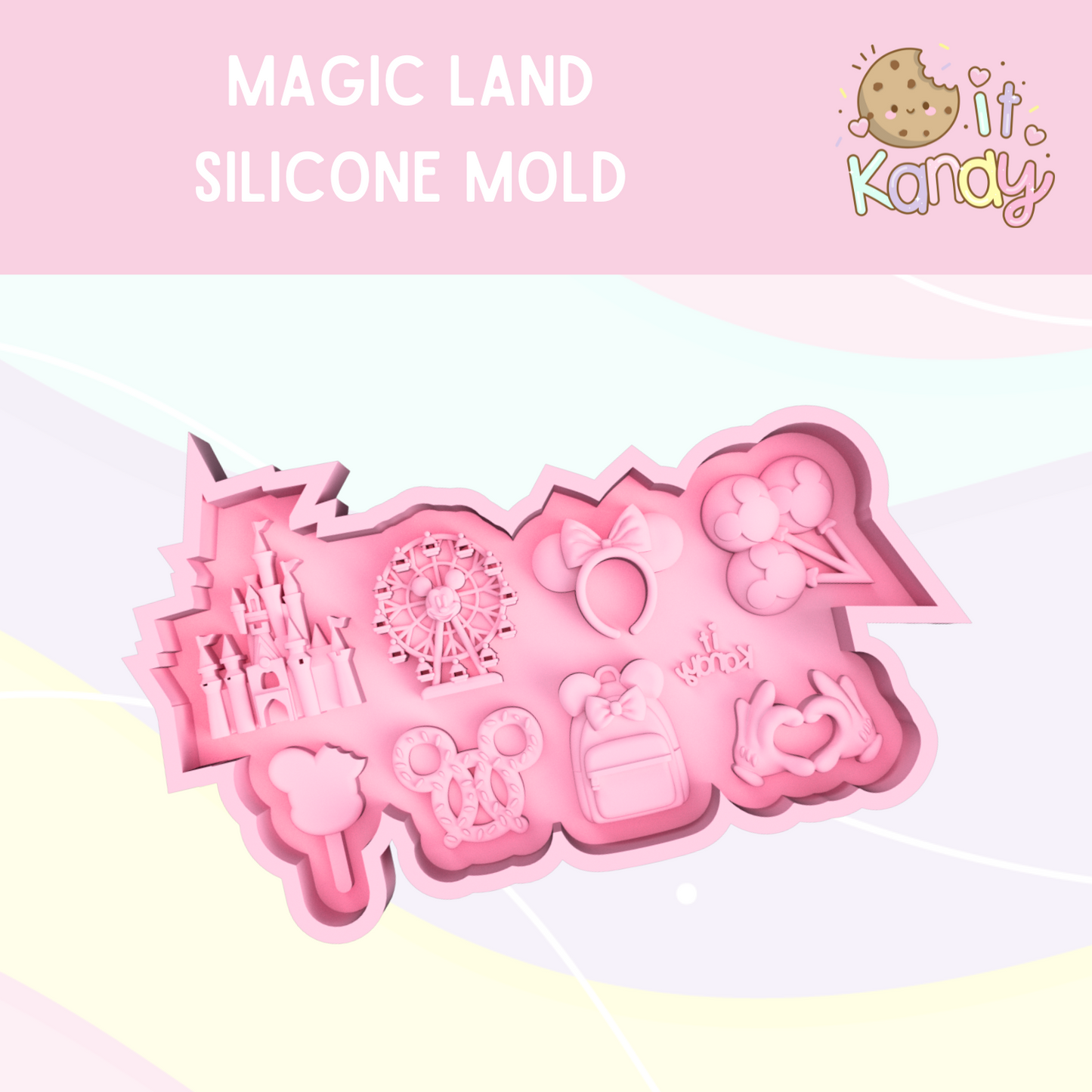 Large magic land Silicone Mold