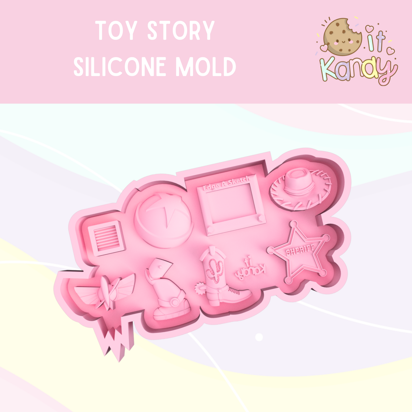 Large toy story Silicone Mold