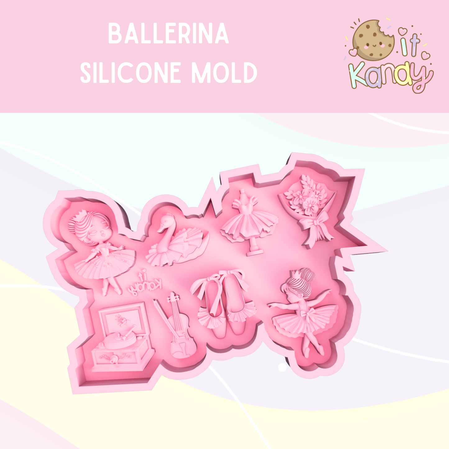 Large ballerina Silicone Mold