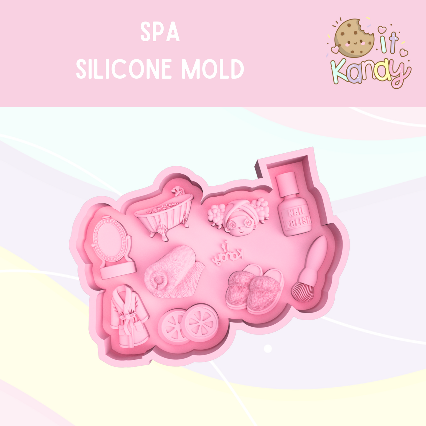 Small spa Silicone Mold