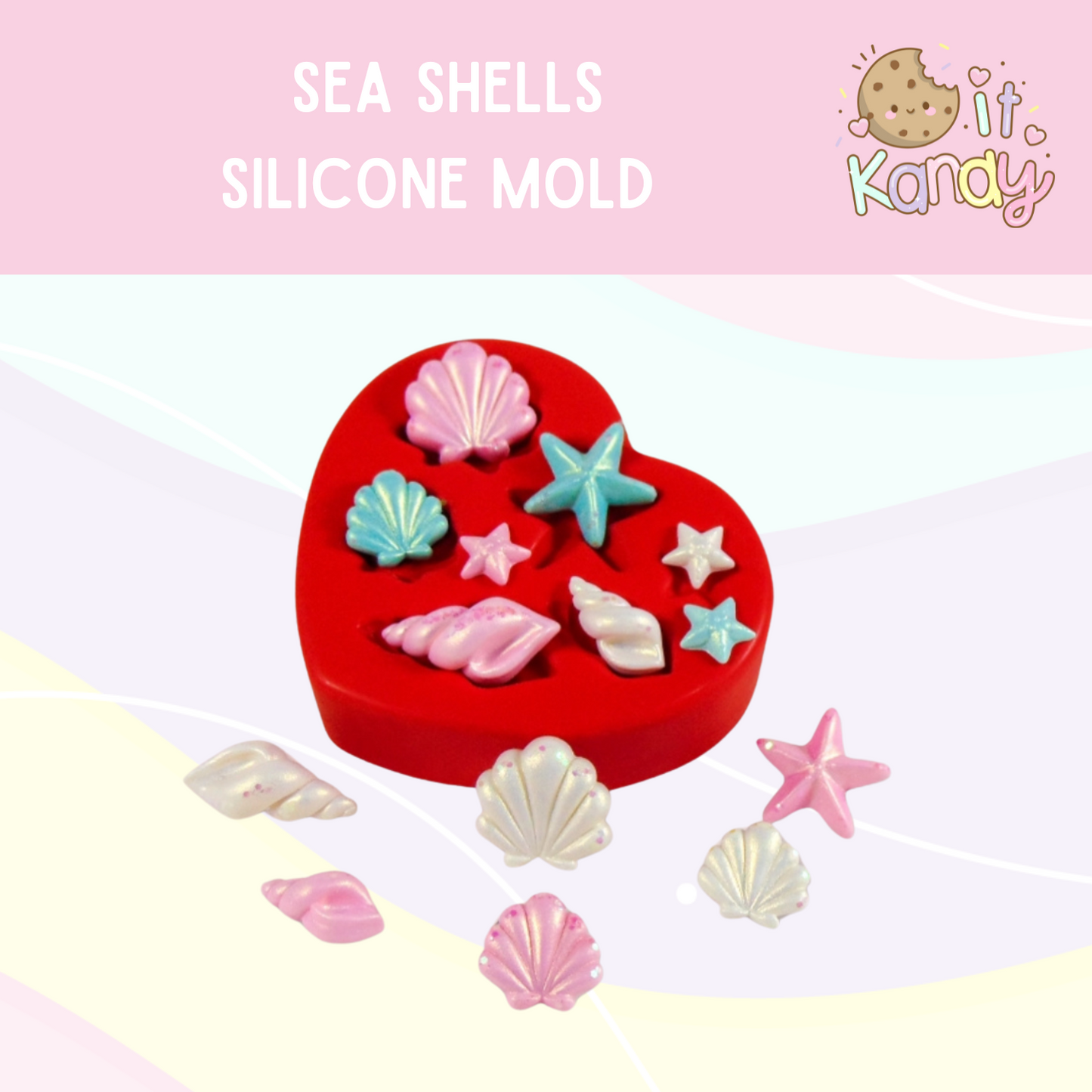 Sea shells silicone mold