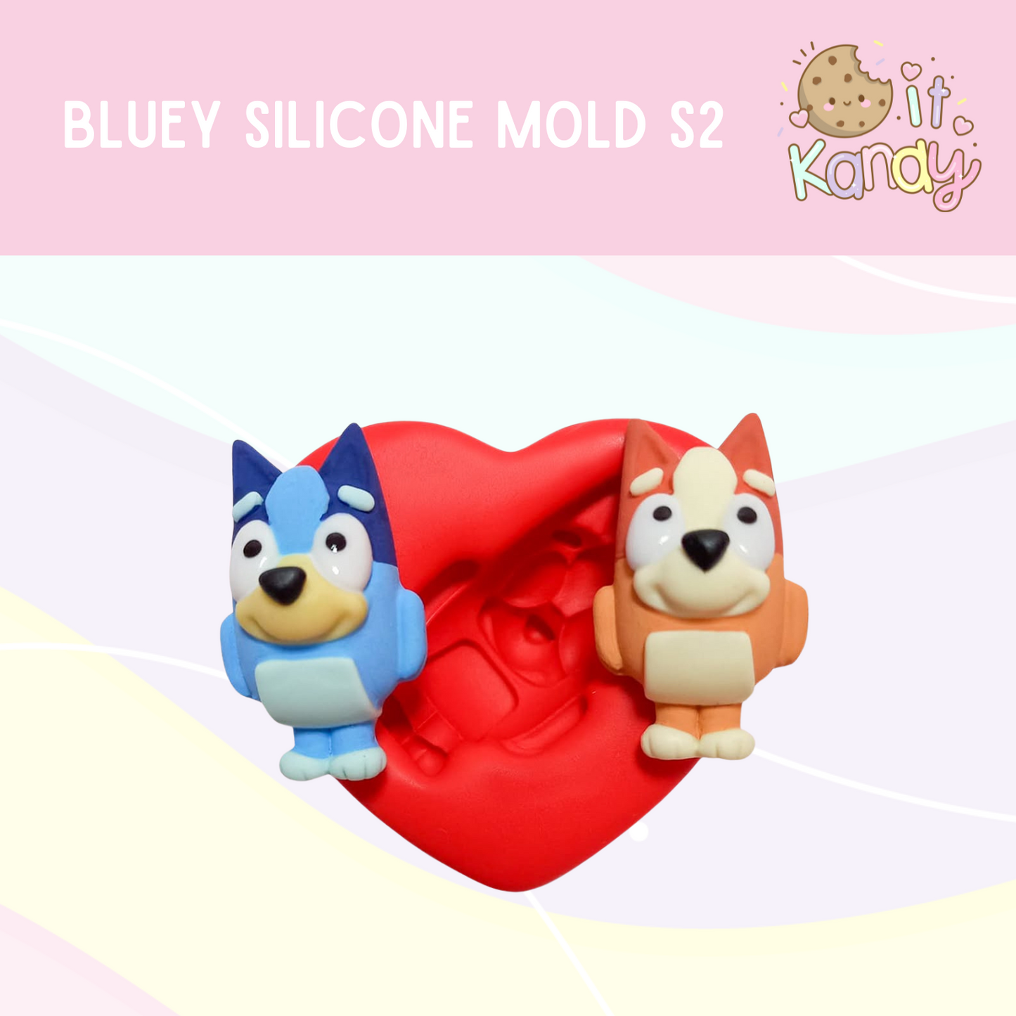 Bluey silicone mold S2
