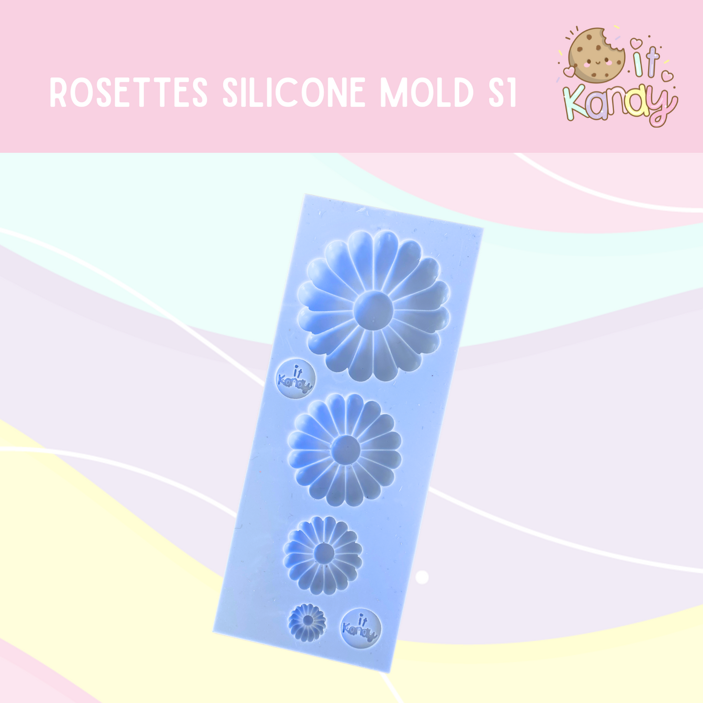Rosettes Silicone Mold S1