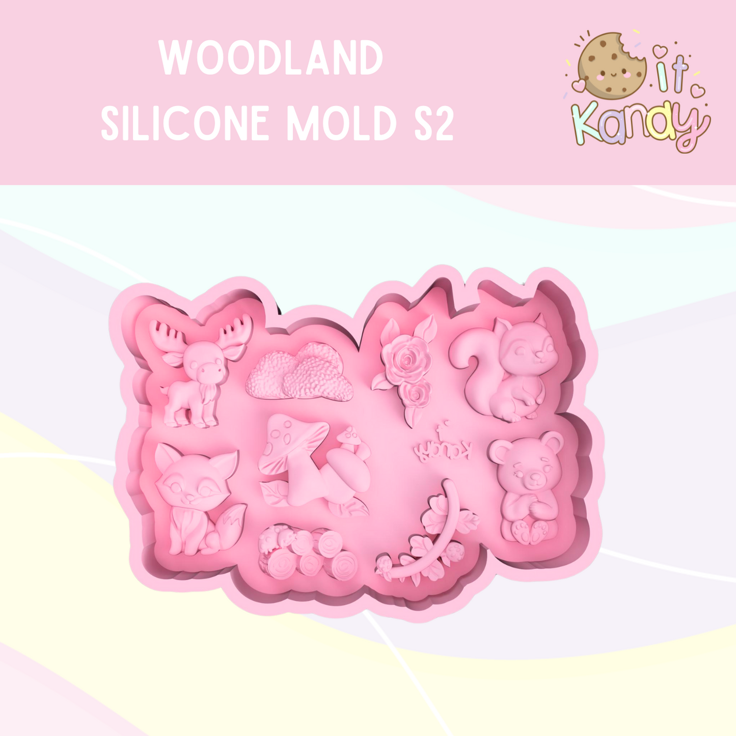 Small Woodland Silicone Mold S2