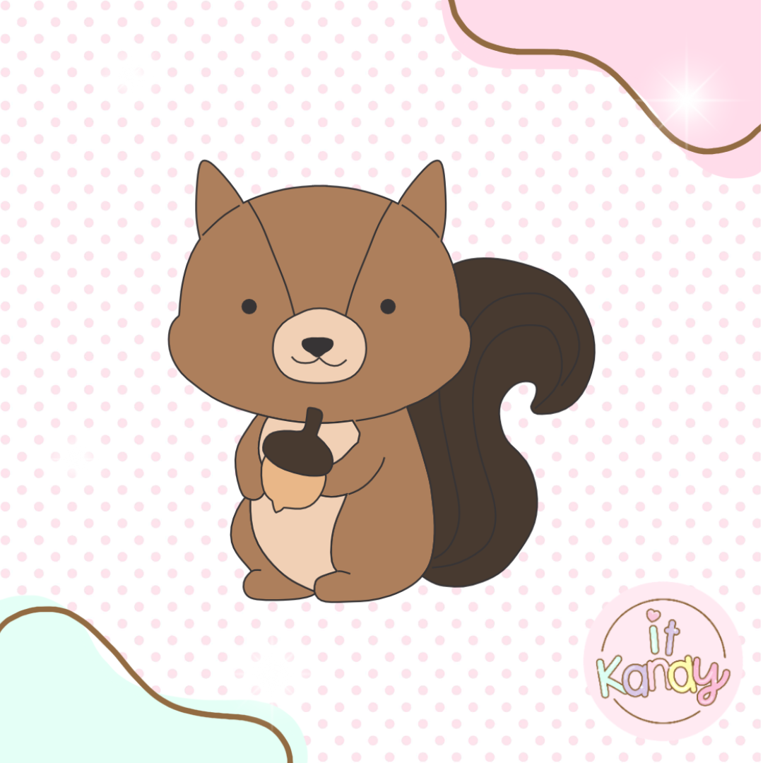 Squirrel cookie cutter S2