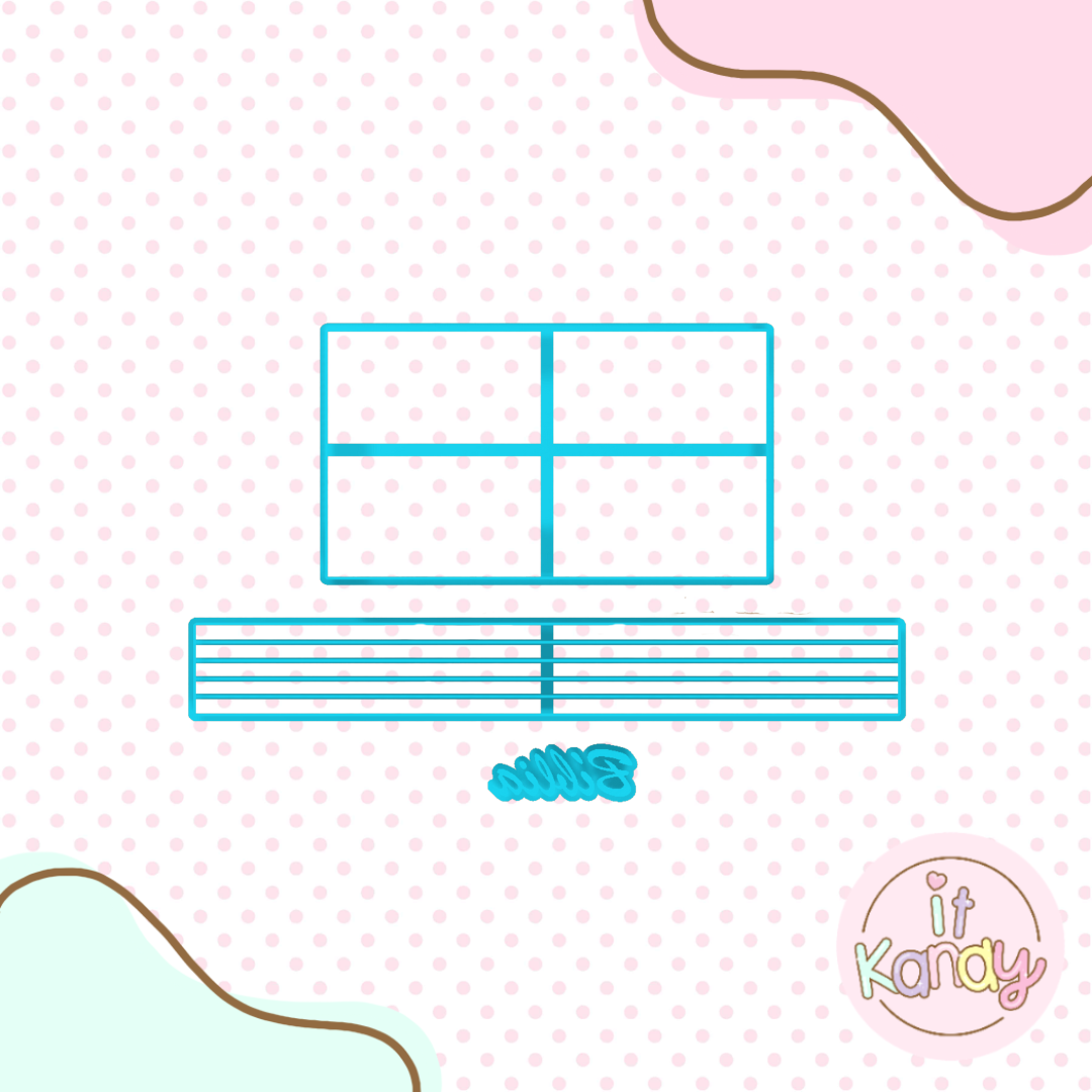 Book cover multi pc cookie cutter