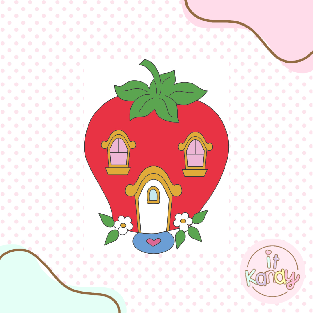 Strawberry house multi pc cookie cutter