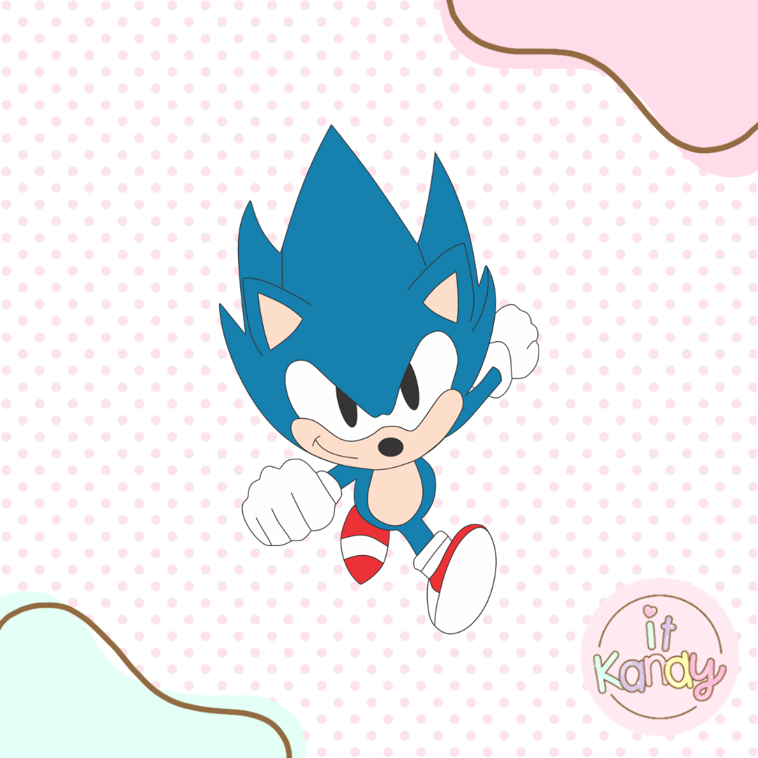 Sonic inspired multi pc cookie cutter
