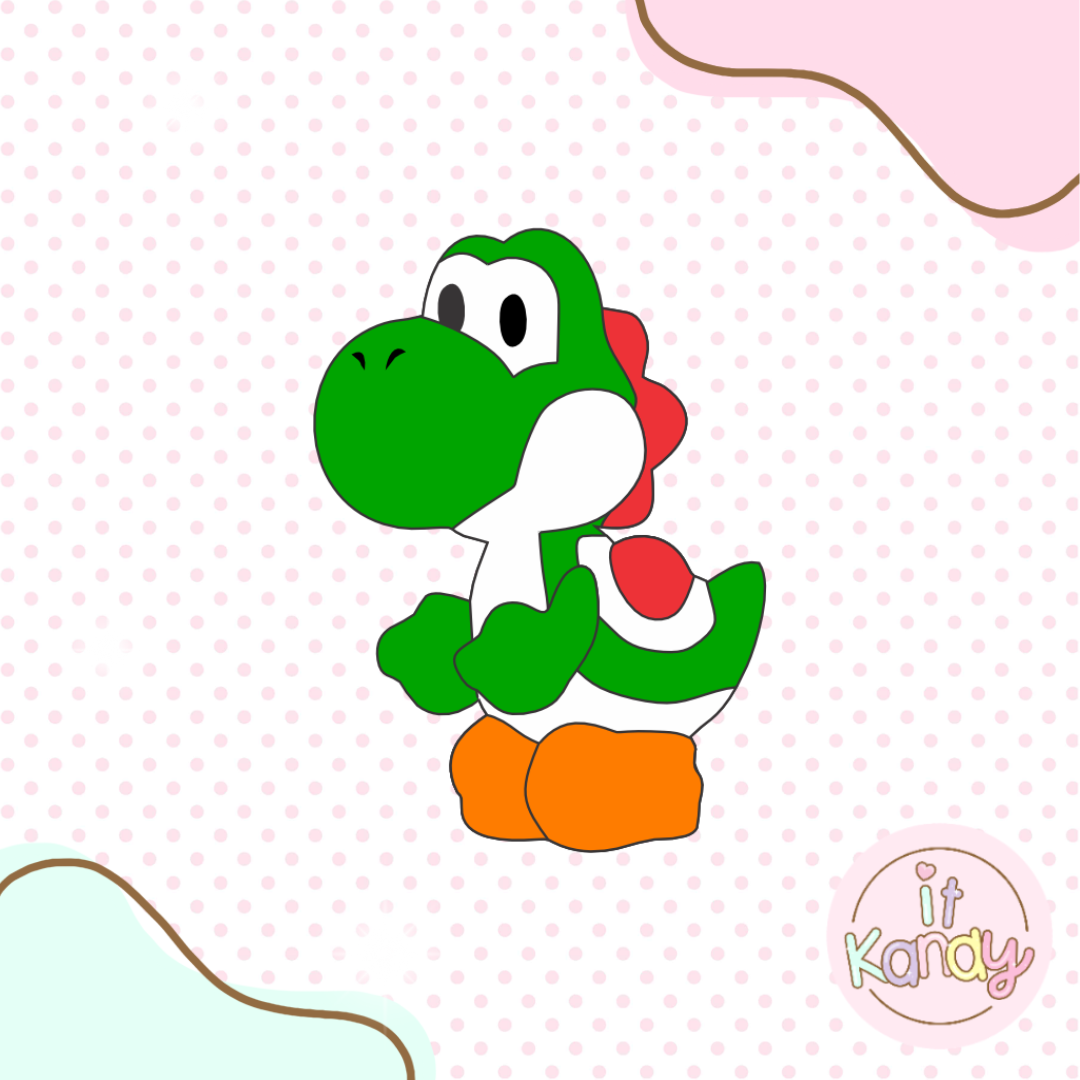 Yoshi inspired multi pc cookie cutter