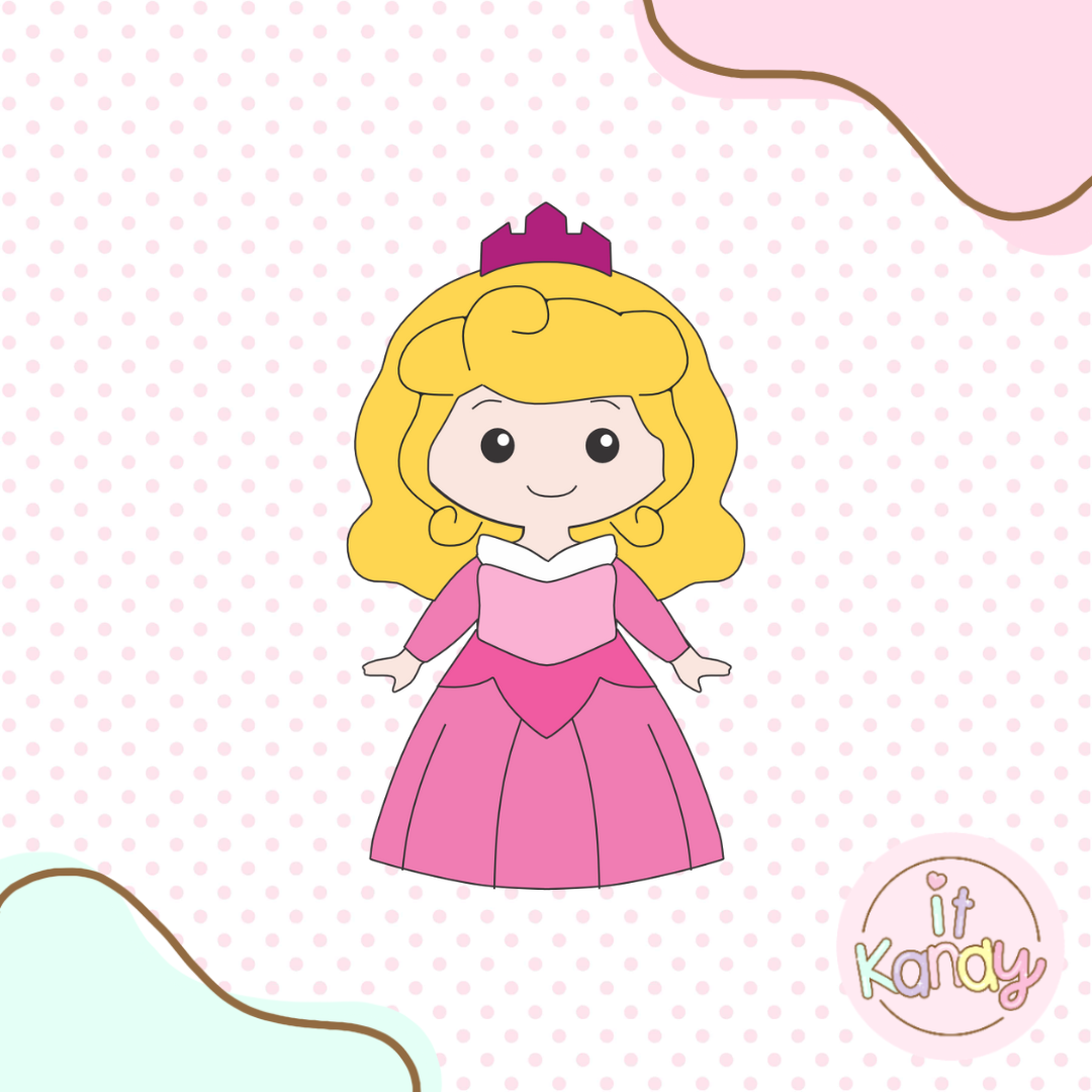 Sleeping beauty inspired multi pc cookie cutter S2