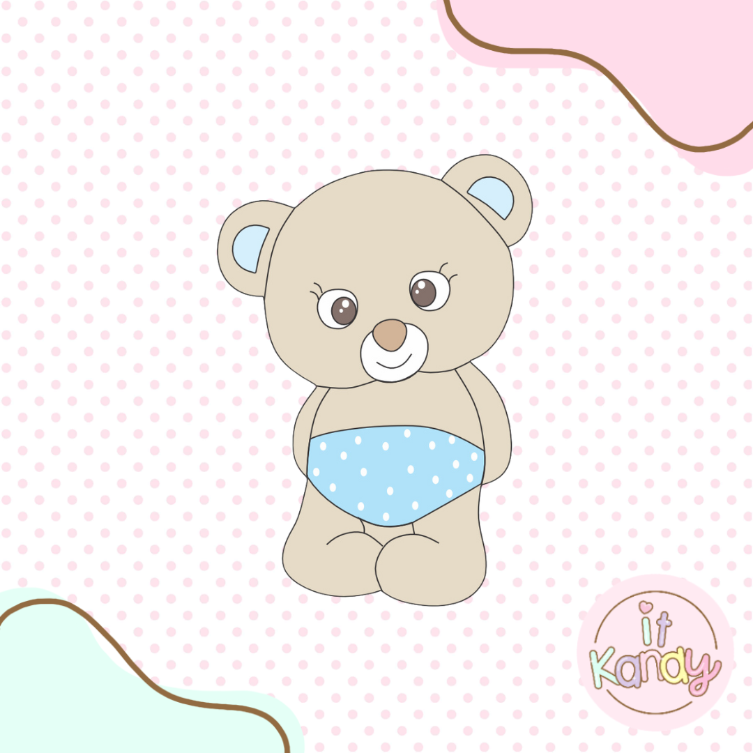Baby bear multi pc cookie cutter