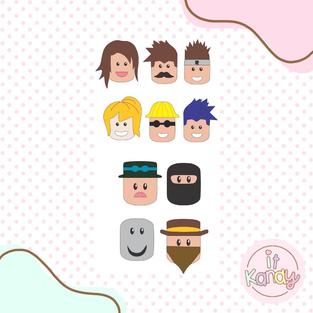 Roblox inspired multi pc cookie cutter kit S1
