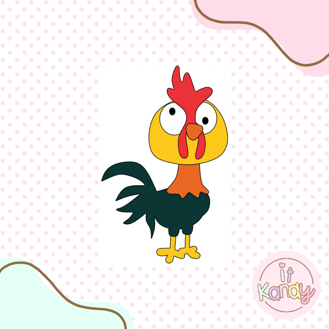 Hei Hei inspired multi pc cookie cutter