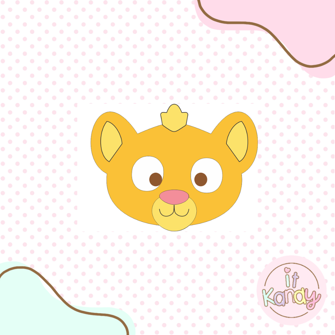Simba and Nala inspired multi pc cookie cutter