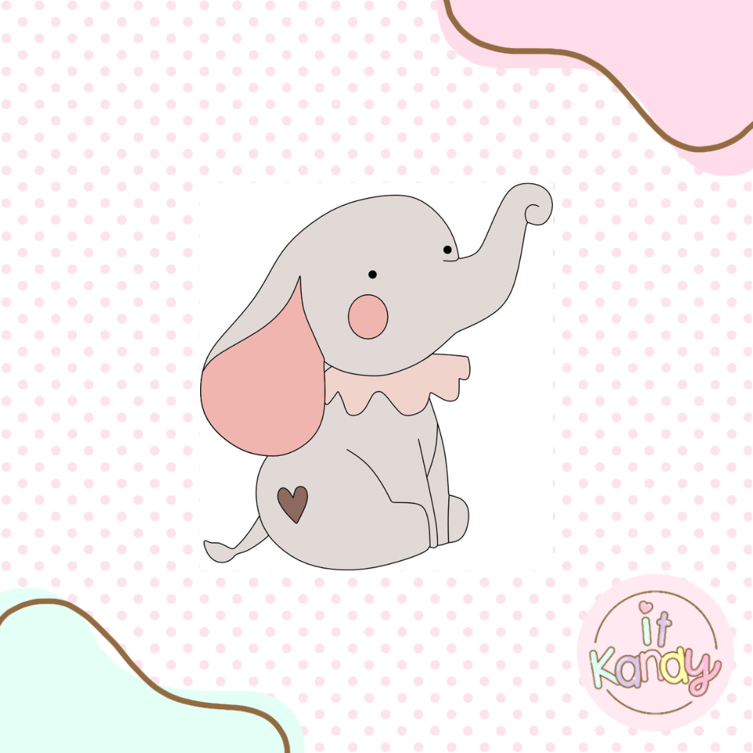 Circus elephant multi pc cookie cutter