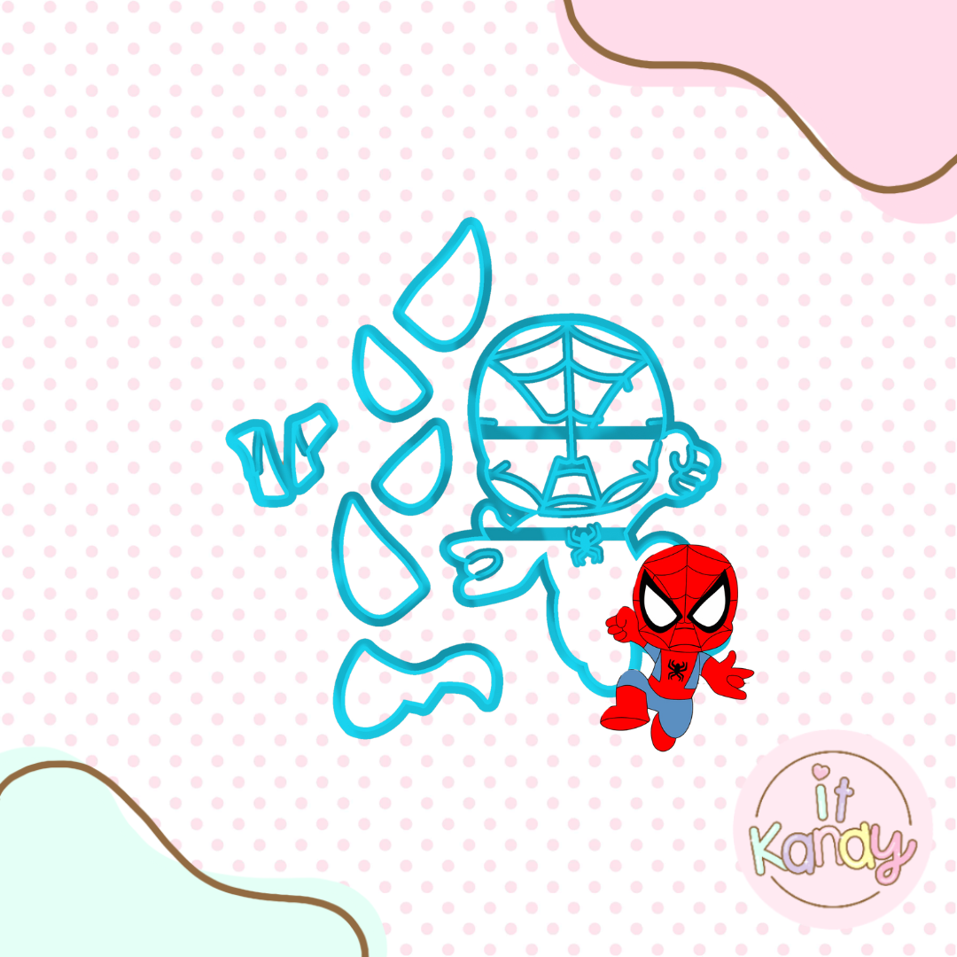Spiderman inspired multi pc cookie cutter S1