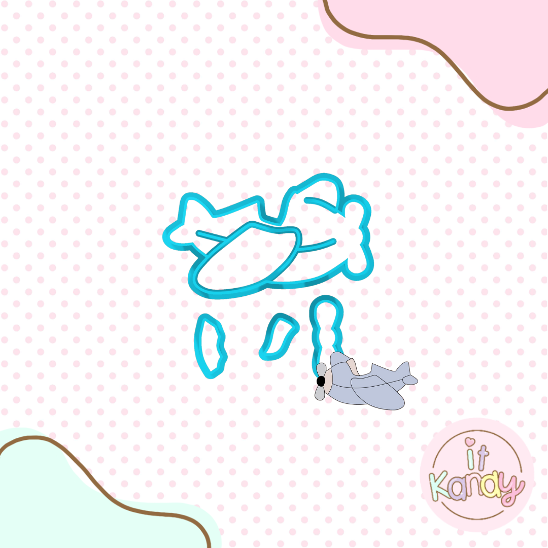 Airplane multi pc cookie cutter