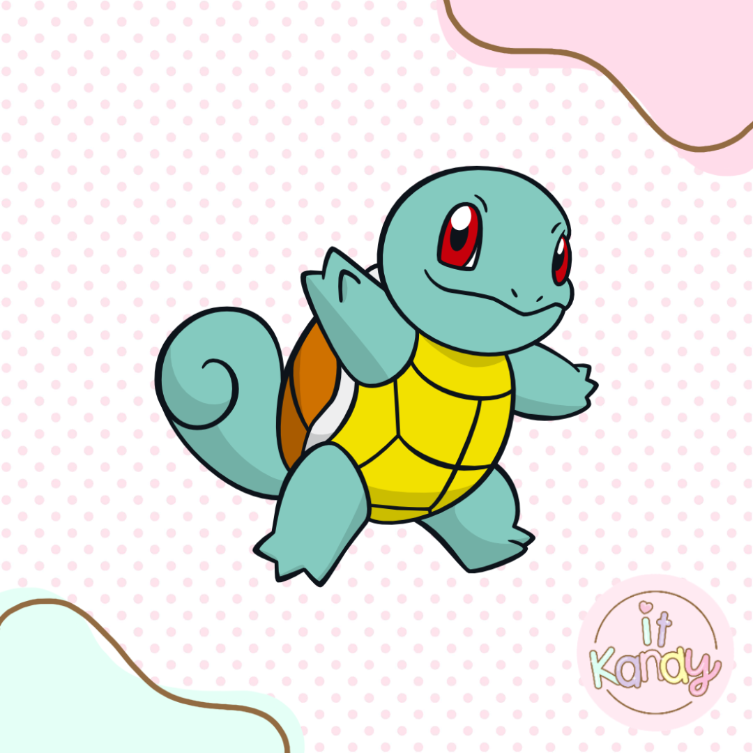 Squirtle inspired multi pc cookie cutter