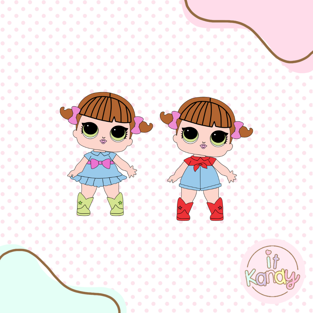 LOL doll inspired multi pc cookie cutter S6