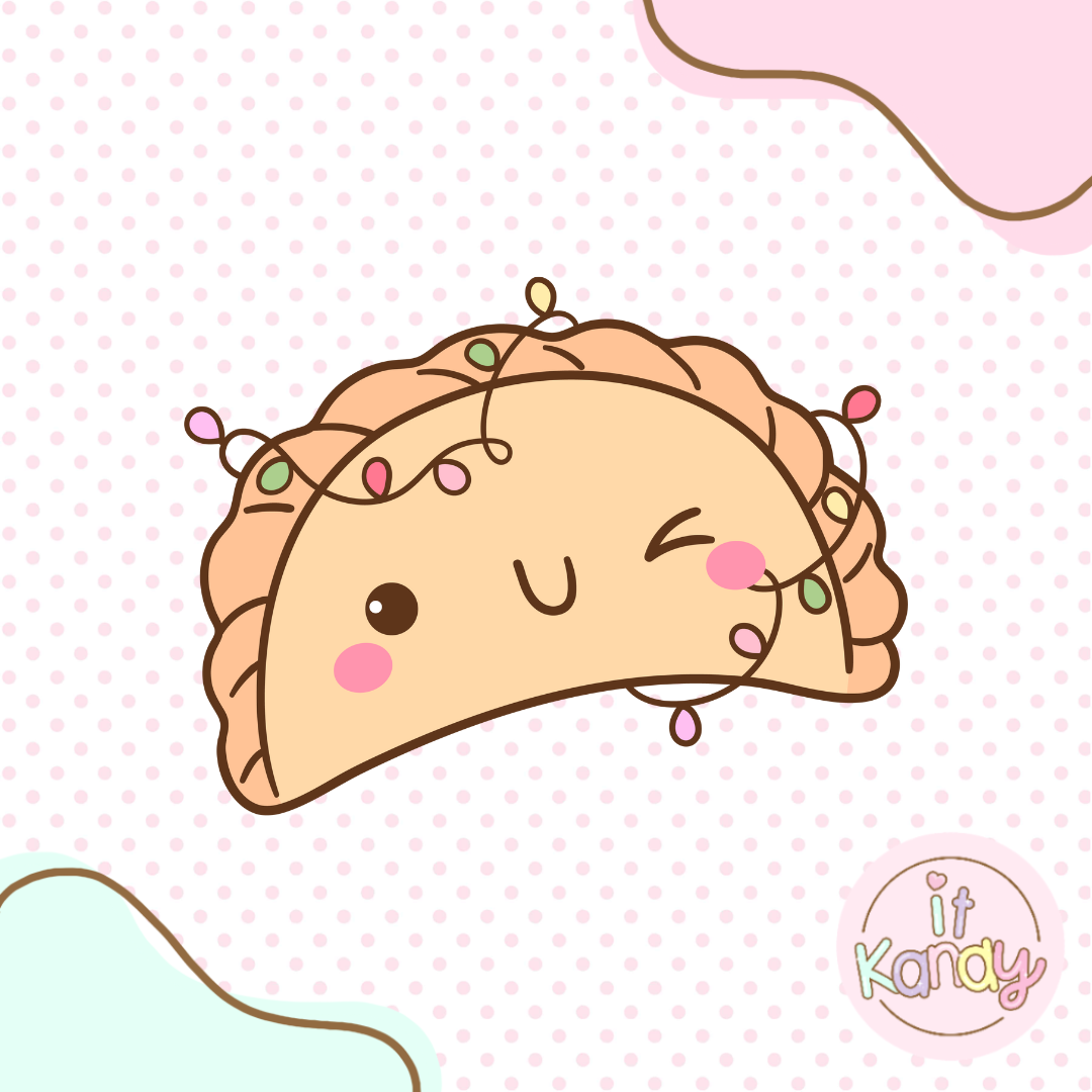 Taco cookie cutter and stamp set