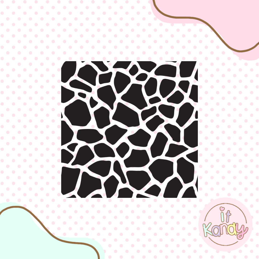 Giraffe pattern acrylic embosser